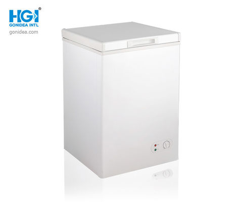 R600a ديب فريزر علوي مفتوح بباب واحد صغير الحجم 108 لتر ضاغط QD65Y