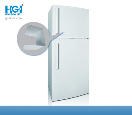 ثلاجات HGI 470 لتر 2 باب بفريزر علوي 16.5 قدم مكعب R134a CE من الفولاذ المقاوم للصدأ